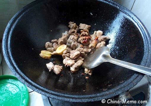 Chinese Duck Frying.