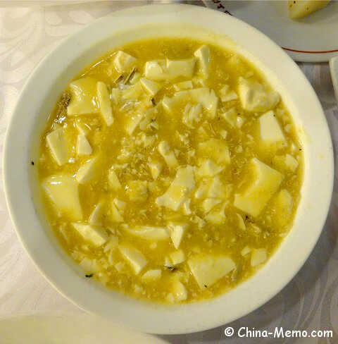 Shanghai Crab Roe Tofu