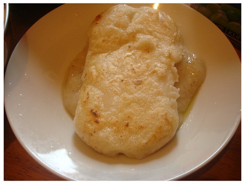 Chinese New Year Food Homemade Plain Rice Cake.