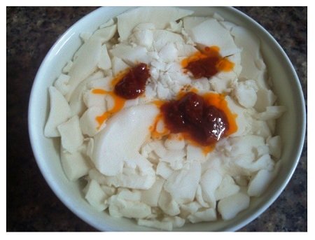 Chinese Breakfast Tofu Bean Curd.